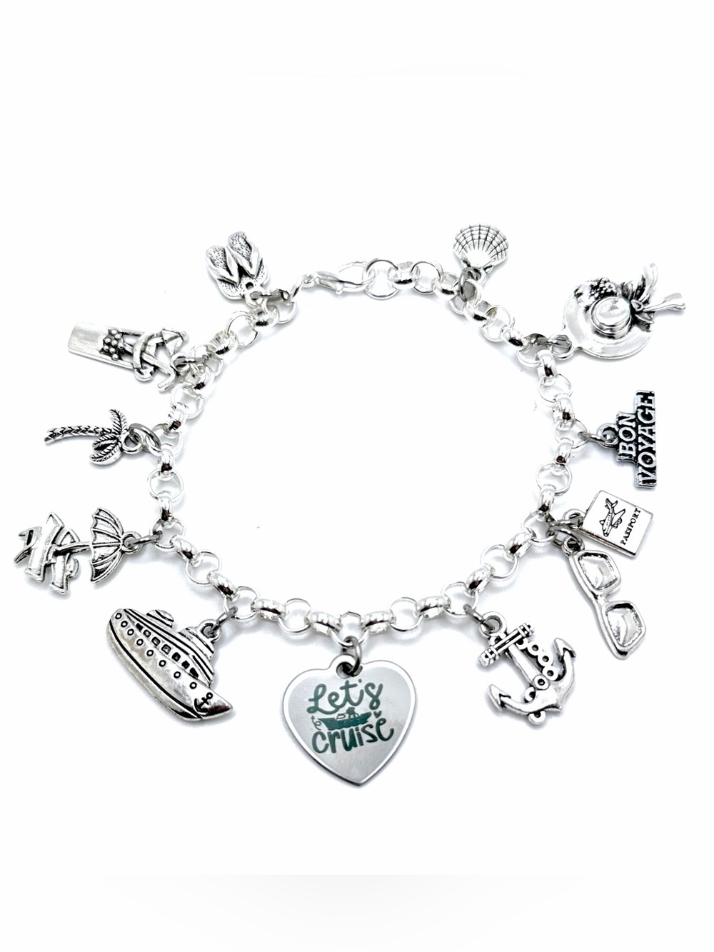Cruise Charm Bracelet Vacation Travel